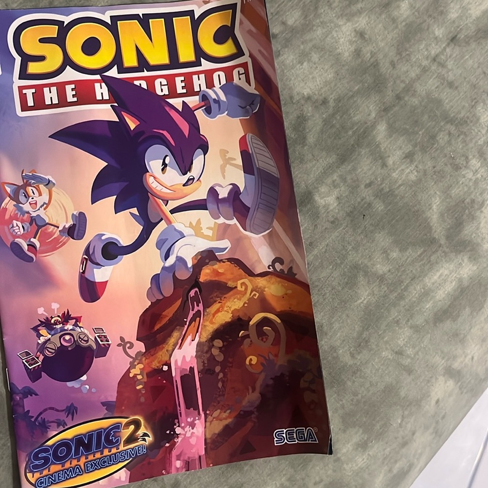 Sonic 2 Comic cinema exclusive